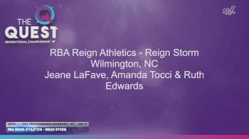 RBA Reign Athletics - Reign Storm [2026 L1 - Rec Performance Advanced - 8Y Day 2] 2026 The Quest
