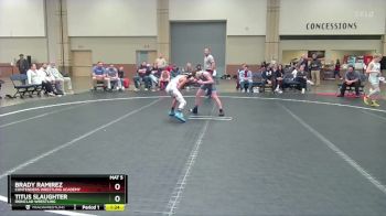 84 lbs Cons. Semi - Titus Slaughter, Ironclad Wrestling vs Brady Ramirez, Contenders Wrestling Academy