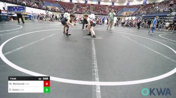 83 lbs Final - Mason McDaniel, Chickasha Youth Wrestling vs Daxon Avery, Unattached