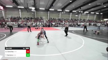 109 lbs Consi Of 8 #1 - Santiino Sanchez, Trinidad Miners vs Teagun Samora, Mcwc