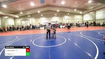 80 lbs Consolation - Jarren Alexander, Hurricane Wrestling Academy vs Haze Ross, Brushy Wrestling Club