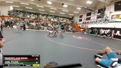 63 lbs Quarterfinal - Francisco Juan Roman, Riverton USA Wrestling vs Aksel Polson, Thermopolis Wrestling Club