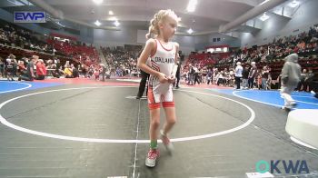 43-47 lbs 3rd Place - Nevalee Petty, Skiatook Youth Wrestling vs Zellee Edwards, HURRICANE WRESTLING ACADEMY