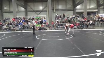 90 lbs Cons. Round 3 - Walter Hulse, Ellsworth vs Gunner Wente, Hoxie