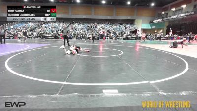 73 lbs Consi Of 8 #2 - Troy Garza, Red Wave Wrestling vs Hudson Ungureanu, Rampage Wrestling Club- Roclin, CA