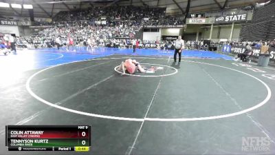 2A 157 lbs Cons. Round 3 - Colin Attaway, East Valley (Yakima) vs Tennyson Kurtz, Columbia River