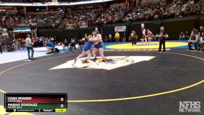 Semifinal - Ciara Monger, Calhan Girls vs Mariah Gonzalez, Poudre Girls