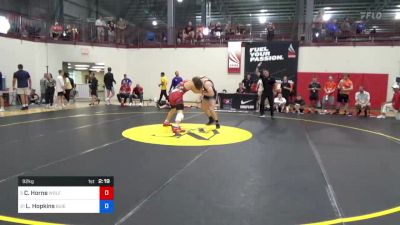 92 kg Round Of 16 - Chase Horne, Wolfpack Wrestling Club vs Levi Hopkins, Buies Creek Wrestling Club