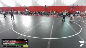 220 lbs Quarterfinal - Garrett Waefler, Mt. Horeb High School Wrestling vs Connor Thomas, X-Factor Elite Wrestling