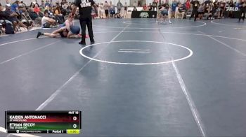160 lbs Champ. Round 2 - Ethan Secoy, The Storm WC vs Kaiden Antonacci, 3F Wrestling