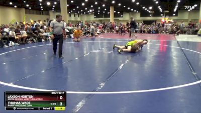 140+ Round 1 - Thomas Wade, Rabbit Wrestling Club vs Jaxson Horton, South Georgia Wrestling Academ