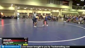 285 lbs Round 4 (10 Team) - Michael Ward, Florida Bulls vs Aidan Hart, Black And Blue