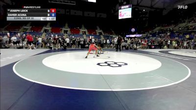 120 lbs Cons. Rd Of 32 - Joseph Leick, IA vs Zavier Acuna, IN