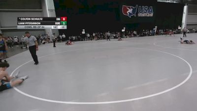 113 lbs Cons. Rd Of 64 - Colton Schultz, Callan Wrestling Academy vs Liam Fitzgibbon, Big Game Wrestling Club