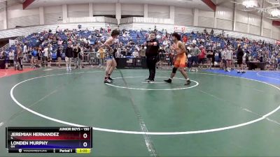 150 lbs Champ. Round 2 - Jeremiah Hernandez, IL vs Londen Murphy, OH