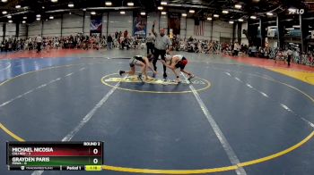 76 lbs Rd# 5- 3:45pm Friday Final Pool - Grayden Paris, POWA vs Michael Nicosia, Cali Red