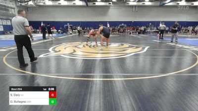 285 lbs Consi Of 16 #2 - Shane Daly, Norwich vs Owen Bufagna, Southern Maine