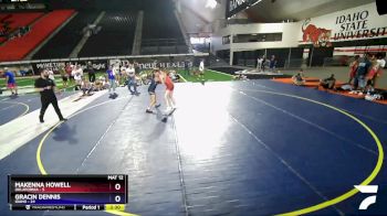 150 lbs Round 3 (16 Team) - Makenna Howell, Oklafornia vs Gracin Dennis, Idaho