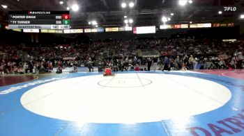 4A 126 lbs Quarterfinal - Porter Swan, Homedale vs Ty Turner, Buhl