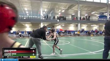 70 lbs Round 1 (8 Team) - John Krieger, Graham vs Cooper Krise, Perrysburg