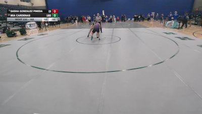 165 lbs Cons. Round 2 - Mia Cardenas, Langley vs Sasha Gonzalez Pineda, Chantilly