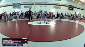 120 lbs Semifinal - Jensen Boyd, Central Indiana Academy Of Wrestling vs Covyn Shelton, Contenders Wrestling Academy