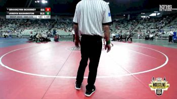 G6A-235 lbs Cons. Semi - Jordyn Washington, MCALESTER (Girls) vs Brooklynn Mckinney, BROKEN ARROW (Girls)