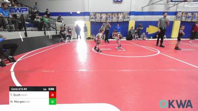 46 lbs Consi Of 8 #2 - Trace Bush, Skiatook Youth Wrestling vs Noah Morgan, Berryhill Wrestling Club