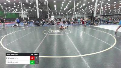 134 lbs Rr Rnd 1 - Ethan Krazer, Gold Medal WC vs Tanner Halling, Superior Black