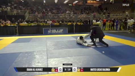 Mateo Lucas Salonga vs Isaiah Ali Alvarez 2025 Pan Kids Jiu-Jitsu IBJJF Championship