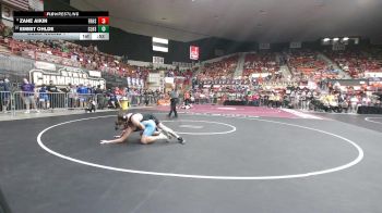 165 lbs Cons. Round 1 - Emmit Ohlde, Clearwater HS vs Zane Aikin, Frontenac HS