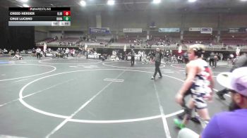 98 lbs Final - Creed Herder, Elbert County Wranglers vs Cruz Lucero, Duran Elite