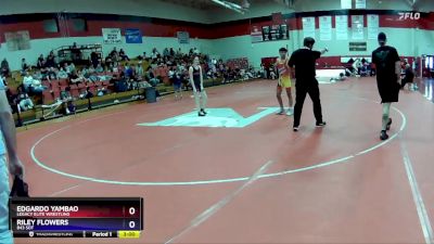 120 lbs Round 3 - Riley Flowers, 843 SOT vs Edgardo Yambao, Legacy Elite Wrestling