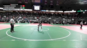 50 lbs Cons. Round 3 - Brandon Johnson, RTLA vs Jayden Writesel, PWCA