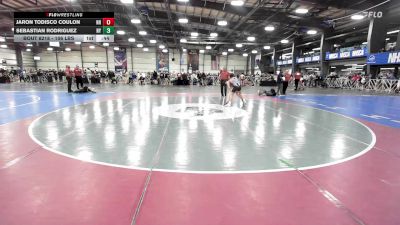 106 lbs Consi Of 32 #1 - Jaron Todisco Coulon, NH vs Sebastian Rodriguez, NY