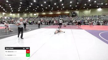 123 lbs Semifinal - Millie Batavia, Carson Valley Wildcats vs Lyla Shailynn Layson, Damonte Mustangs WC