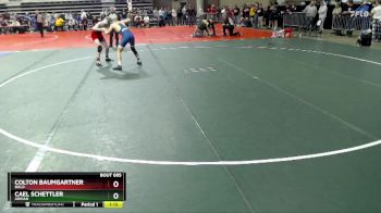 135 lbs Cons. Round 2 - Colton Baumgartner, Bold vs Cael Schettler, Adrian