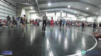 88 lbs Quarterfinal - Kasen Peters, Claremore Wrestling Club vs Abram Griekspoor, Maize