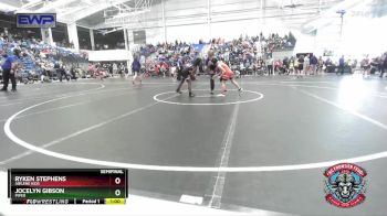 60 lbs Semifinal - Ryken Stephens, Abilene Kids vs Jocelyn Gibson, Piper