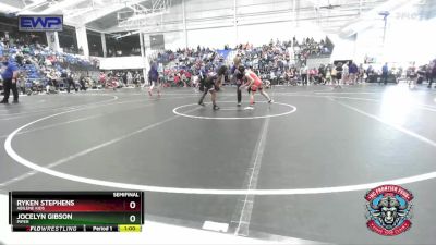 60 lbs Semifinal - Ryken Stephens, Abilene Kids vs Jocelyn Gibson, Piper