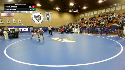 126 lbs Cons. Semi - Freddy Lee, Shafter vs Paul Criado, McLane