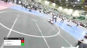 132 lbs Quarterfinal - Aj Luchico, Dynasty WC vs Ezra Clemens, All In Wr Ac