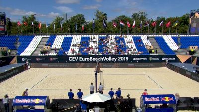 Full Replay - 2019 CEV Beach Volleyball European Final and Masters Men's Semifinal 1 - CEV Beach Volleyball | (M) Semifinal 1 - Aug 11, 2019 at 3:50 AM CDT