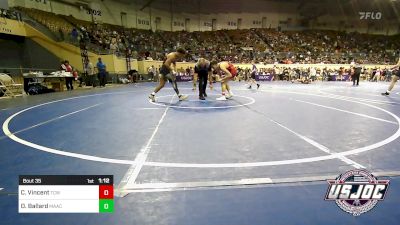 155 lbs Round Of 16 - Cannon Vincent, TEAM CONQUER vs Drezdyn Ballard, MAAC Wrestling