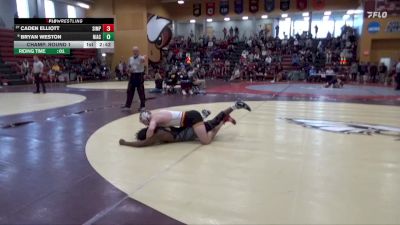 174 lbs Champ. Round 1 - Caden Elliott, Simpson vs Bryan Weston, North Iowa Area Community College