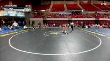 155 lbs Round 5 - 1st, 3rd, 5th, And 7th - Riley Each, Conroe Woodlands College Park vs Audrina Flores, Dripping Springs