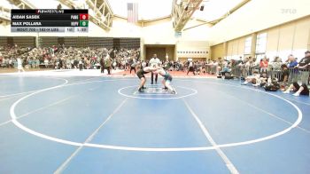 162-H lbs Round Of 128 - Aidan Sasek, Patchogue-Medford vs Max Pollara, Hopewell Valley