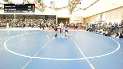 162-H lbs Round Of 128 - Aidan Sasek, Patchogue-Medford vs Max Pollara, Hopewell Valley