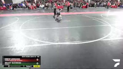 80 lbs Champ. Round 2 - Brant Suchocki, Merrill vs Krew Leisgang, Askren Wrestling Academy