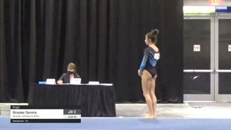 Brooke Dennis - Floor, Brandy Johnson's #311 - 2021 USA Gymnastics Development Program National Championships